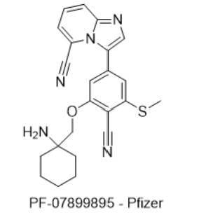 chemical structure of pf-07899895 - ibd - pfizer